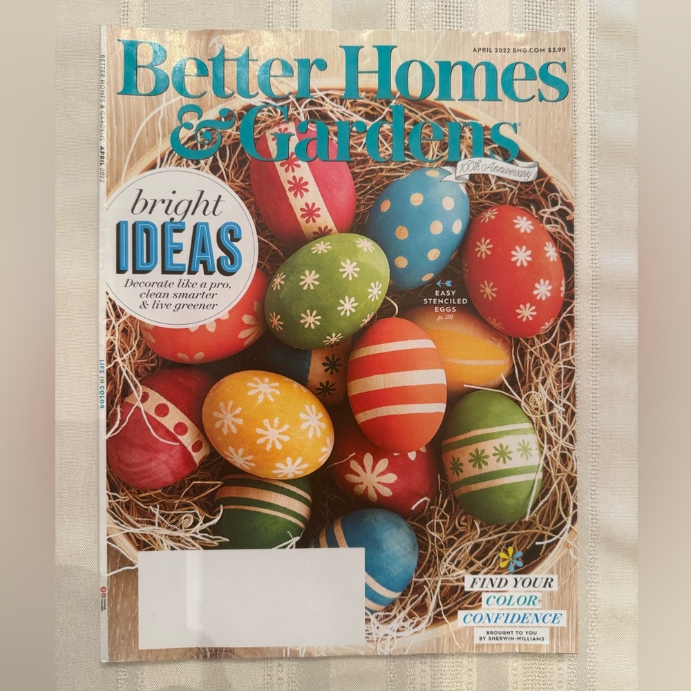 4/22 Better Homes & Gardens Magazine - April 2022 Issue